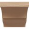 Ekena Millwork 11"W x 11"D x 11"H Wide Asheboro Rough Cedar Woodgrain TimberThane Corbel, Primed Tan CORUR11X11X11ASHRCPR - alternate 2